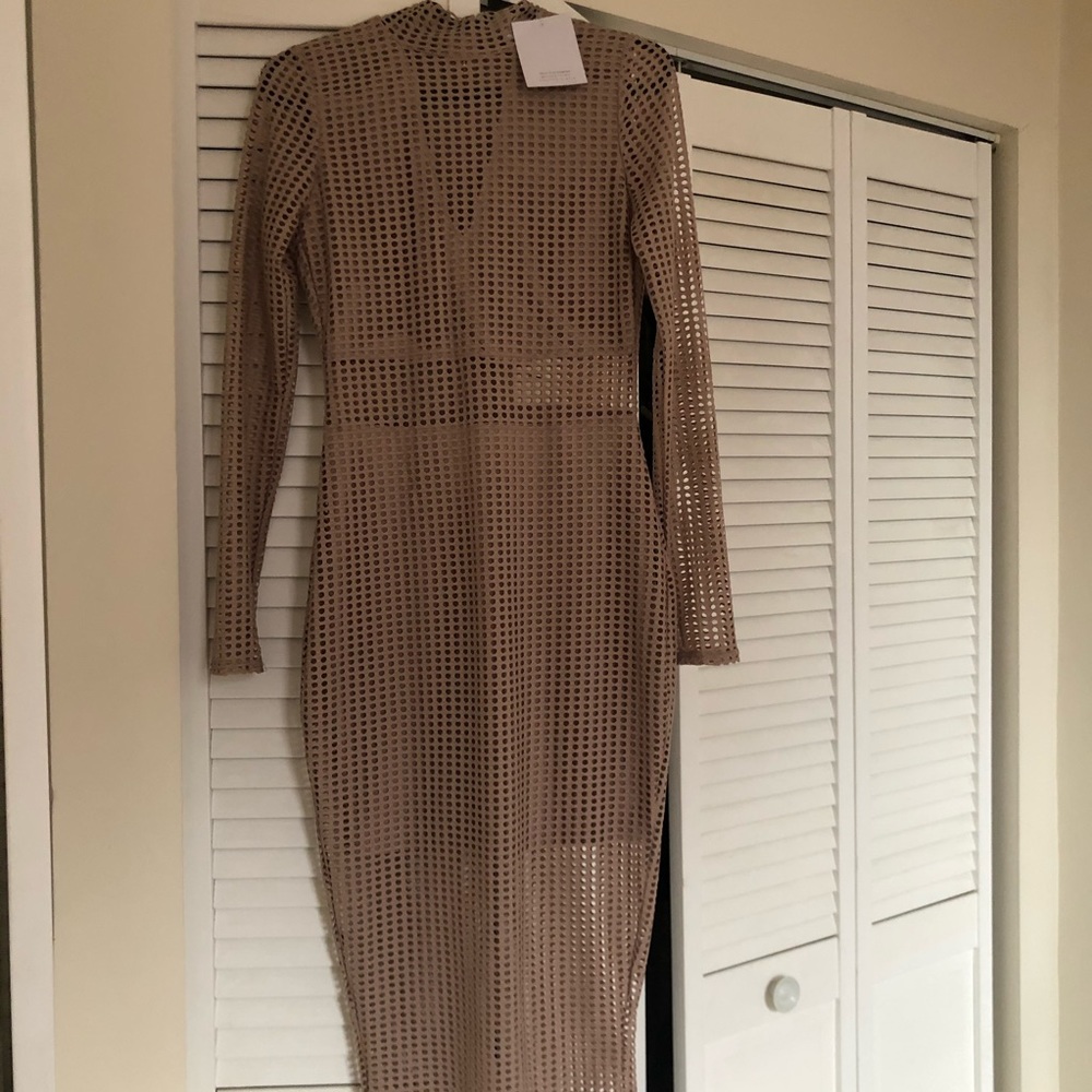 Love, Fire Midi Bodycon Dress